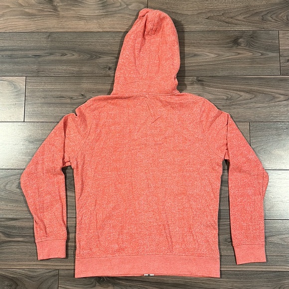 Zine Zip-Up Hoodie - an orangey/pink colour - Size: Large - Picture 4 of 5